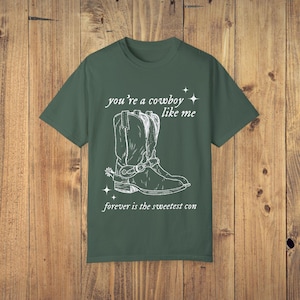 Cowboy Like Me Lyric Unisex Comfort Colors Tee