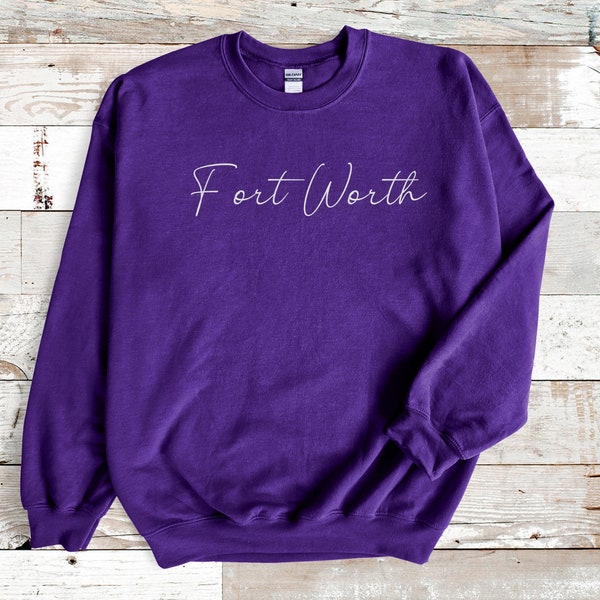 Fort Worth Sweatshirt in TCU Purple - Cozy