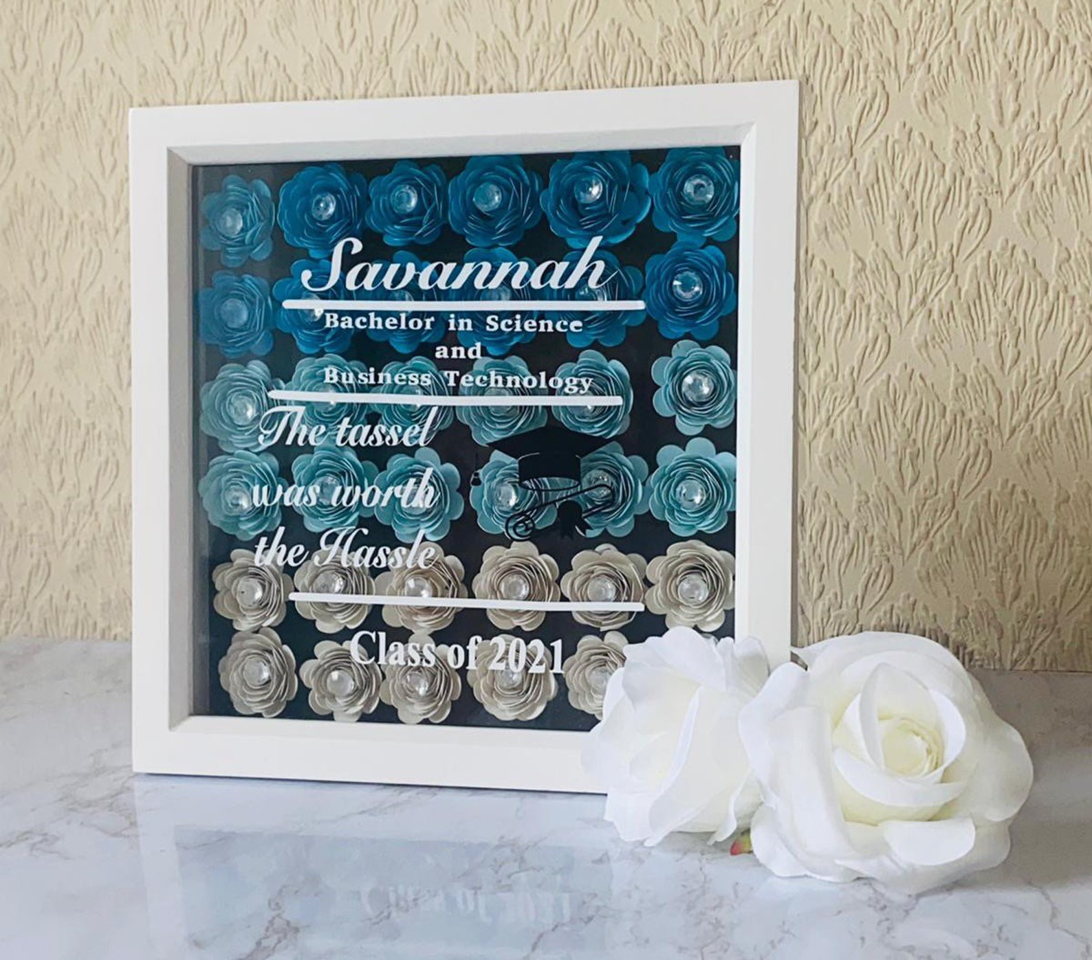 Graduation gift graduation shadow box frames personalised Etsy