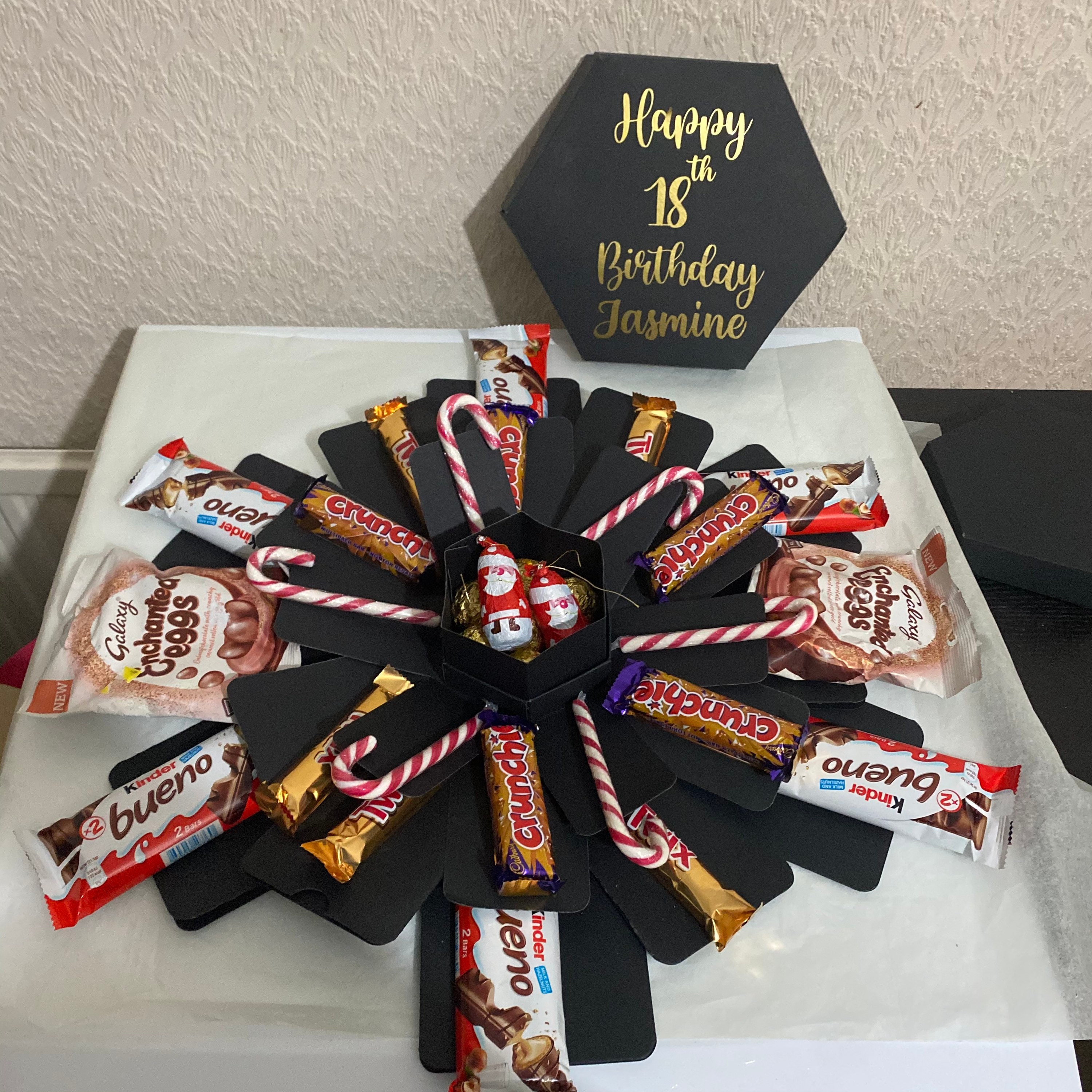 Explosion chocolate gift box with mixed assorted Etsy