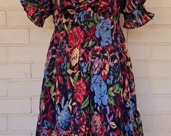 Urban Outfitters Volup Floral Mini Midi Summer Spring Dress