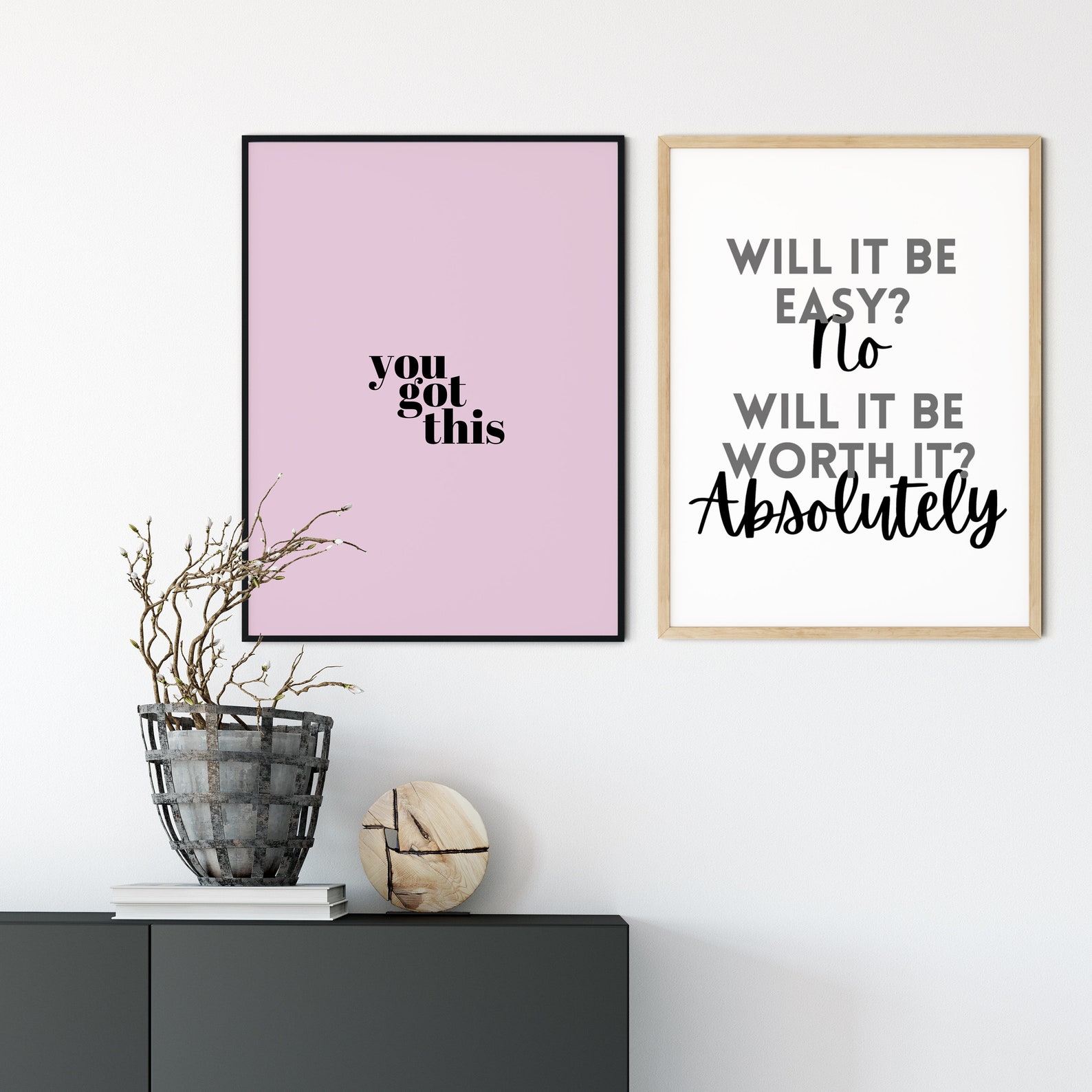 Motivational Prints Inspirational Quotes Printable Etsy