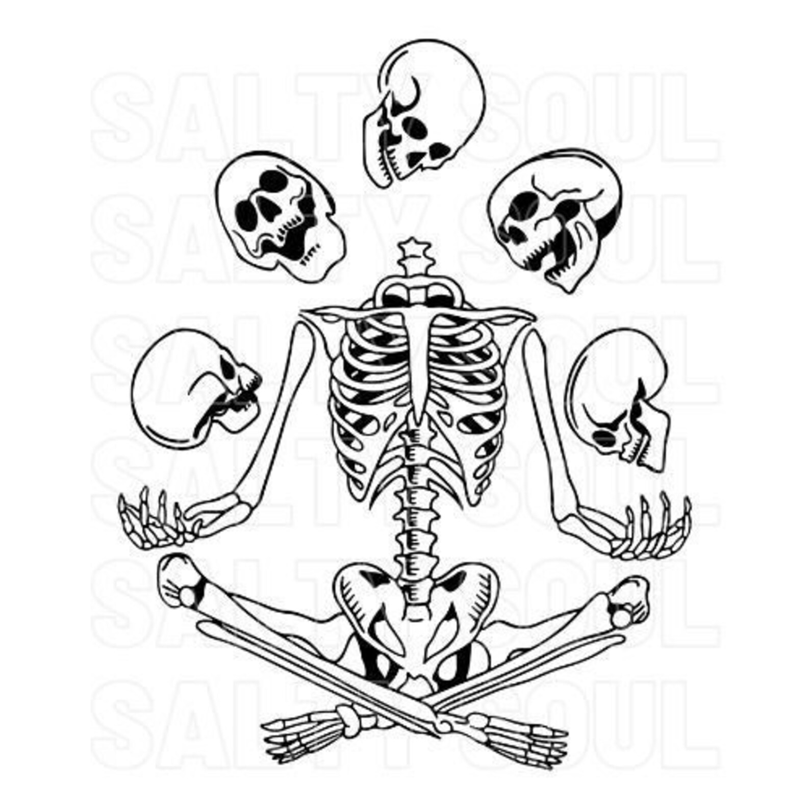 Juggling Skeleton SVG Juggling Skeleton PNG Halloween SVG Etsy