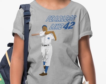 Jackie Robinson, Baseball, Black History Month, African American, Melanin, Sports, Boys Tee, Youth