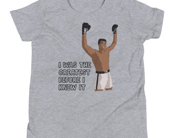 Muhammad Ali Tee, Melanin Tee, Boxing Tee, Youth Tee, Sports Tee,