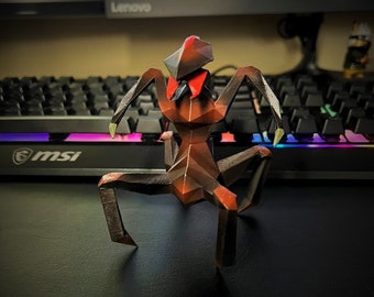 OSRS/Runescape abyssal demon figure 3d print, hand painted figurine