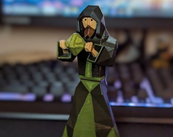 OSRS/Runescape dark wizard figurine 3d printed cool gift for a gamer premium quality hand painted figurine statue collectable
