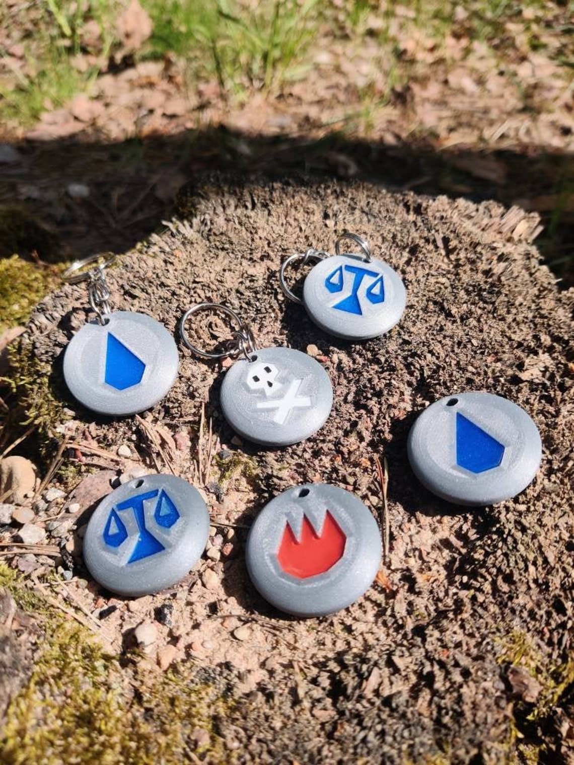 Runescape/OSRS magic rune keychain 3d printed. Buy 3 get 1 Etsy