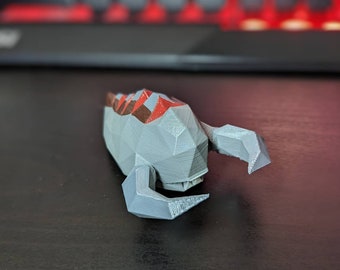 OSRS/Runescape Nibbler low poly figurine 3d printed cool gift for a gamer premium quality hand painted
