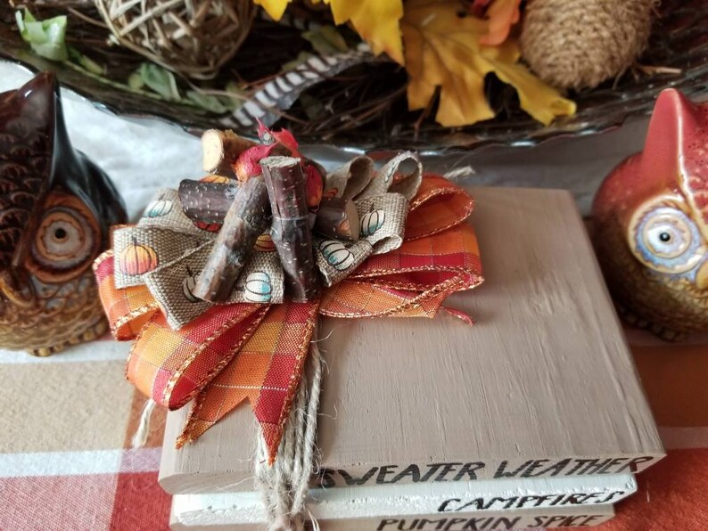 Autumn Book Stack