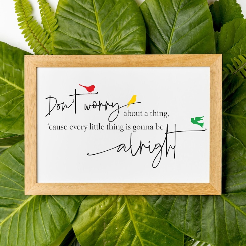 Art With Birds and Words Etsy