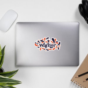 Warrior Definition, Sticker, Inspirational, Strength, Quote about strength, vinyl sticker, fighters, word art