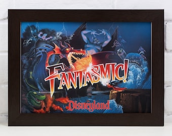 絵画　ファンタズミック　ディズニー　ポスター？　ミッキー ディズニーランド-fantasmicのポスター,木製のスタジオ,Disney