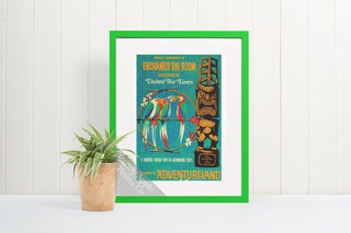 Poster Vintage United Airlines In Metallo | Targa Decorativa 20x30 Cm Per Arredamento Retrò Da Parete