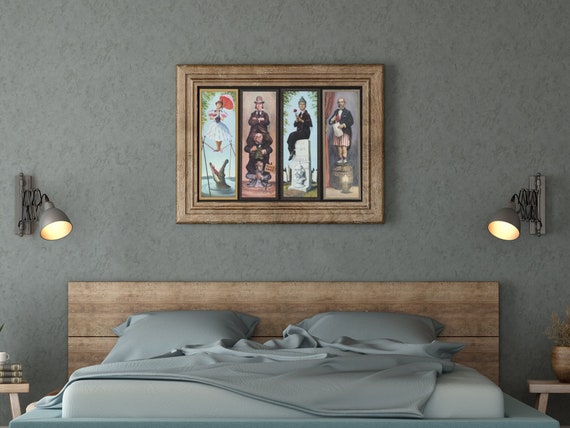 Haunted Mansion Stretching Room Print - Disneyworld Poster, Disneyland Wall Art, Retro Disney Decor