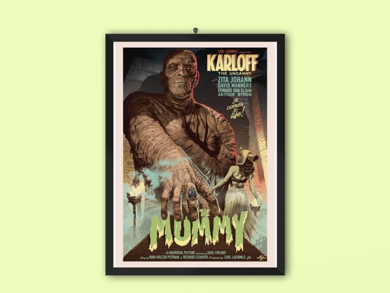 The Mummy Movie Poster Print - Universal Monsters, Dark Universe
