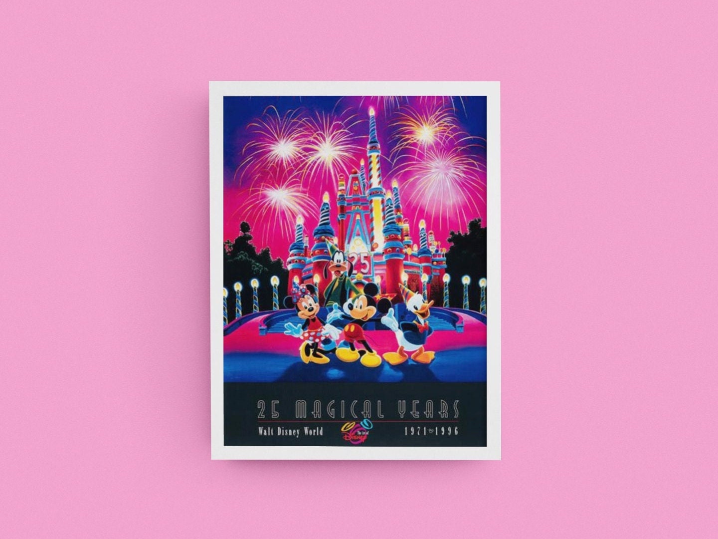 25 Magical Years Print - Disney World 25 Anniversary Print
