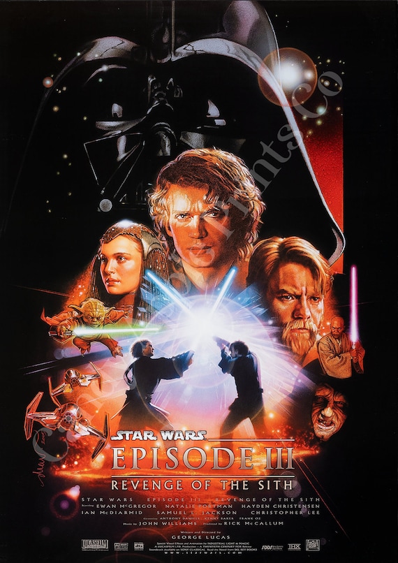 Star Wars Prequel Trilogy Movie Posters Star Wars Prints, Movie Posters,  Movie Prints, Anakin Skywalker, Darth Vader, Star Wars Wall Art -  UK