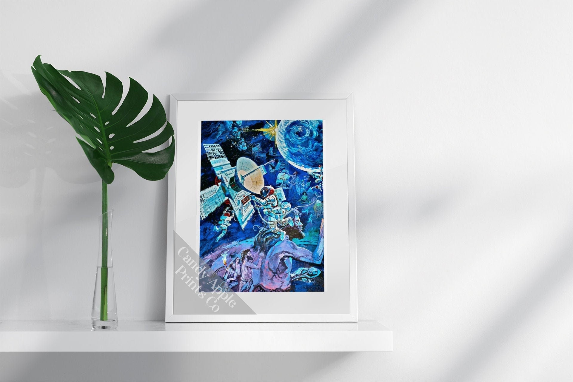Spaceship Earth Mural Print - Epcot Wall Art, Disneyworld Home