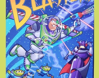 バズ・ライトイヤーのアストロブラスター - ディズニーランドプリント