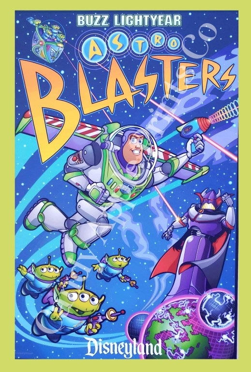 バズ・ライトイヤーのアストロブラスター - ディズニーランド