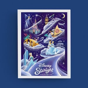 ディズニー スターライト プリント - ディズニー 花火、めでたしめでたし、ディズニー ポスター、魔法、ディズニー ワールド プリント、マジック キングダム プリント、願い