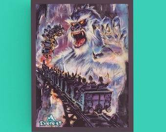 Expedition Everest Print - Disney's Animal Kingdom Print, Disco Yeti, Disneyworld Poster, Wall Art