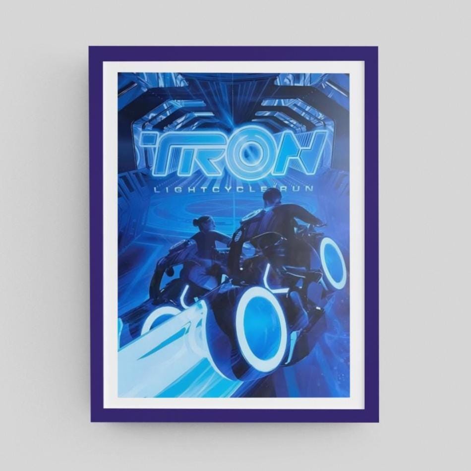 Tron Lightcycle Poster - Etsy