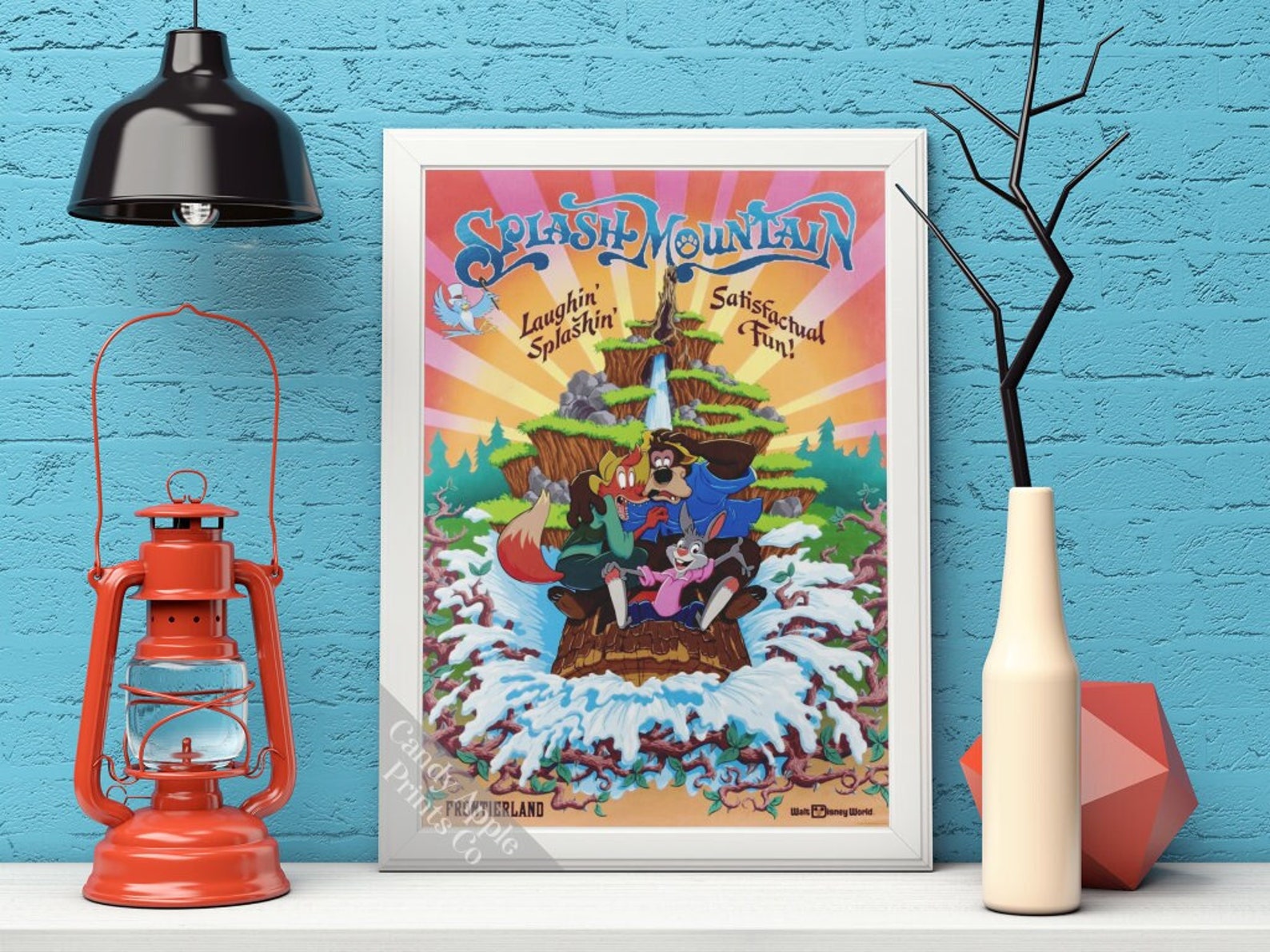 Splash Mountain Print Disney Print Disney Ride Print Etsy