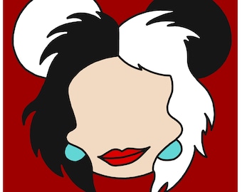 kreskówka złoczyńca cyfrowe pobieranie, Png, SVG, łatwe warstwowanie. księżniczki złoczyńcy, clipart, rysowane ręcznie