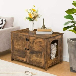 small cat litter box furniture