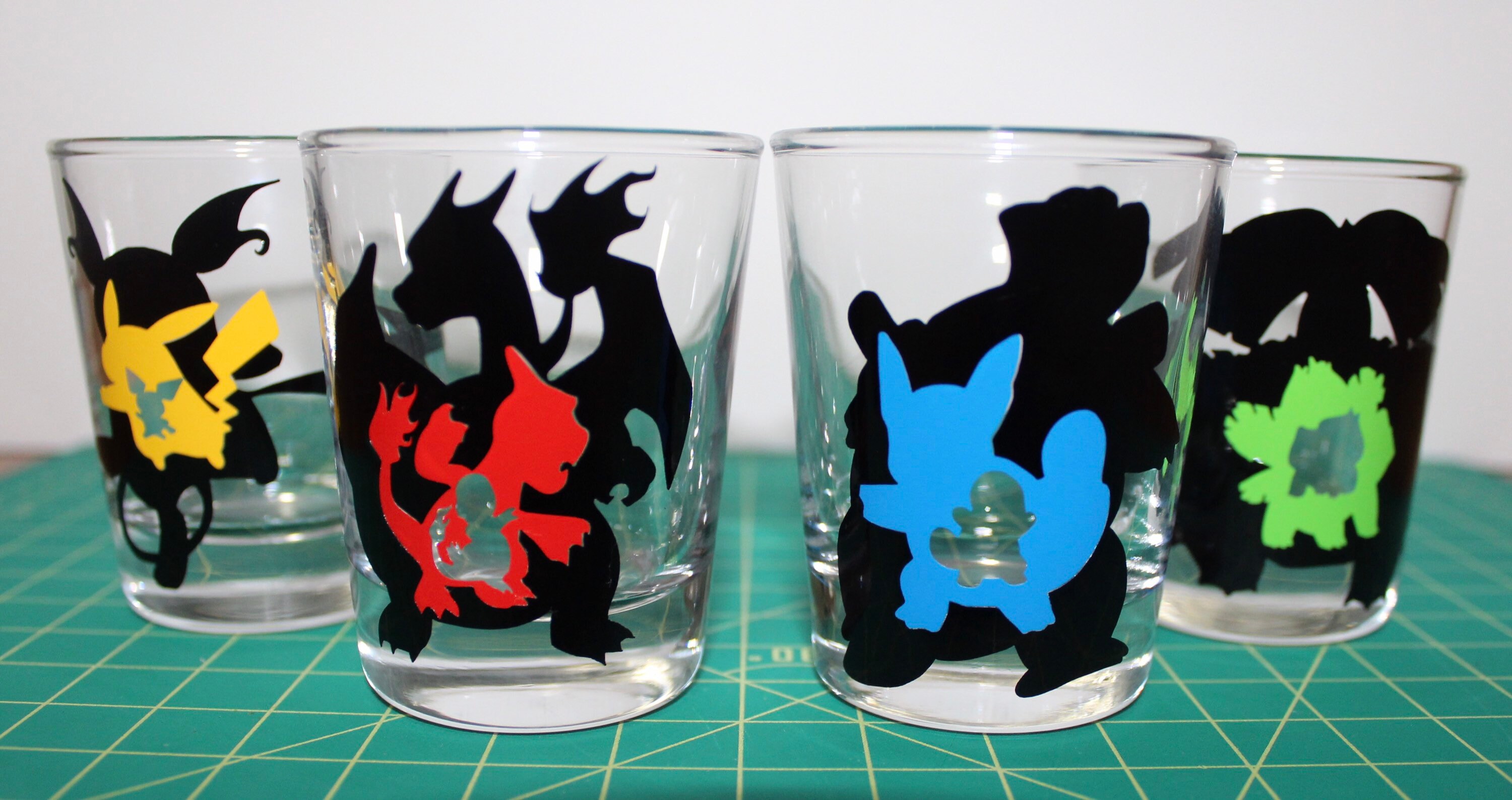 Pokémon Evolutions Shot Glass Set 4 verres de tir Etsy