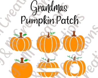 Download Grandmas Pumpkin Patch Svg Etsy