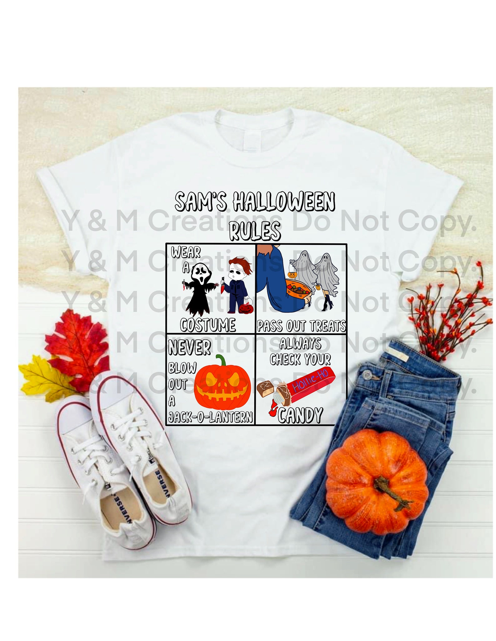 Sams Halloween Rules Png, Trick O Treat Movie Png, Jpeg, Halloween Png