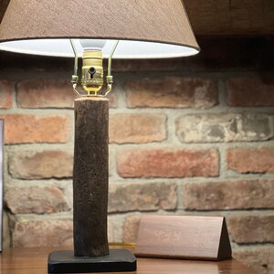 Raw Natural Wood lamp