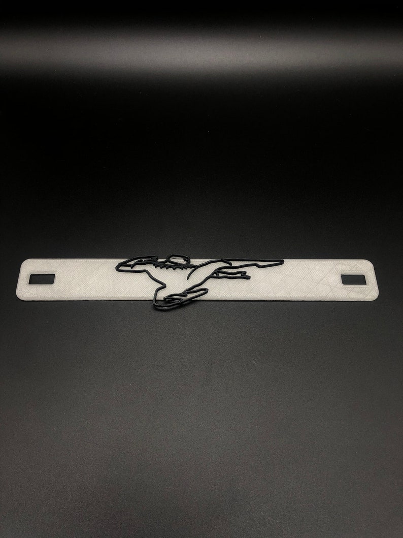 Balck Panther logo Ready for use 3D Printed Car Plate Frame