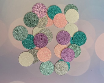Mermaid confetti, Under the sea party decorations, Mermaid birthday party
