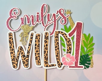 WILD ONE | Cake Topper | Safari | Jungle | 1st Birthday - Etsy