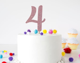 Birthday Number cake topper Number cake topper- more colors more size options