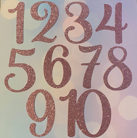 40 Pcs Acrylic Cake Topper Numbers 0-9 - Reusable Pink Numbers For Birthday, Wedding, Baby Shower Decor - View #7
