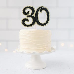 Number 30 cake topper - more colors. 30th birthday cake topper 30th anniversary cake topper 30 years cake topper