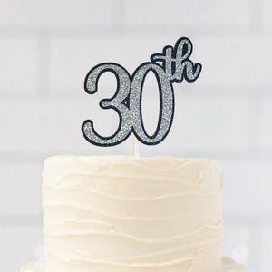 Number 30 cake topper - more colors. 30th birthday cake topper 30th anniversary cake topper 30 years cake topper