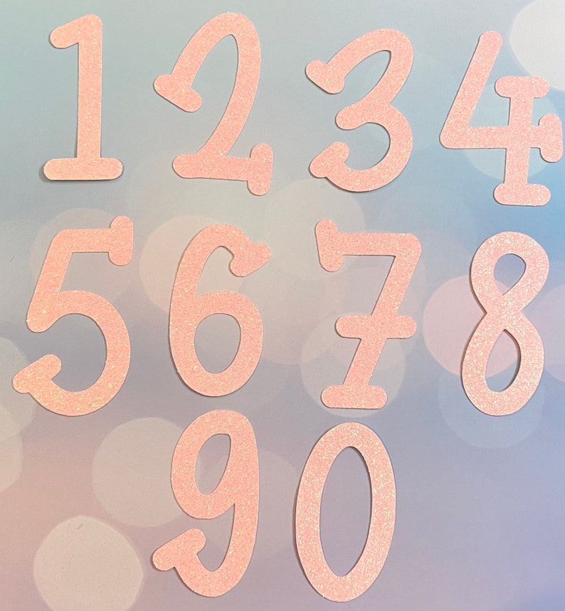 Birthday Number Cake Topper Number Cake Topper More Colors Etsy