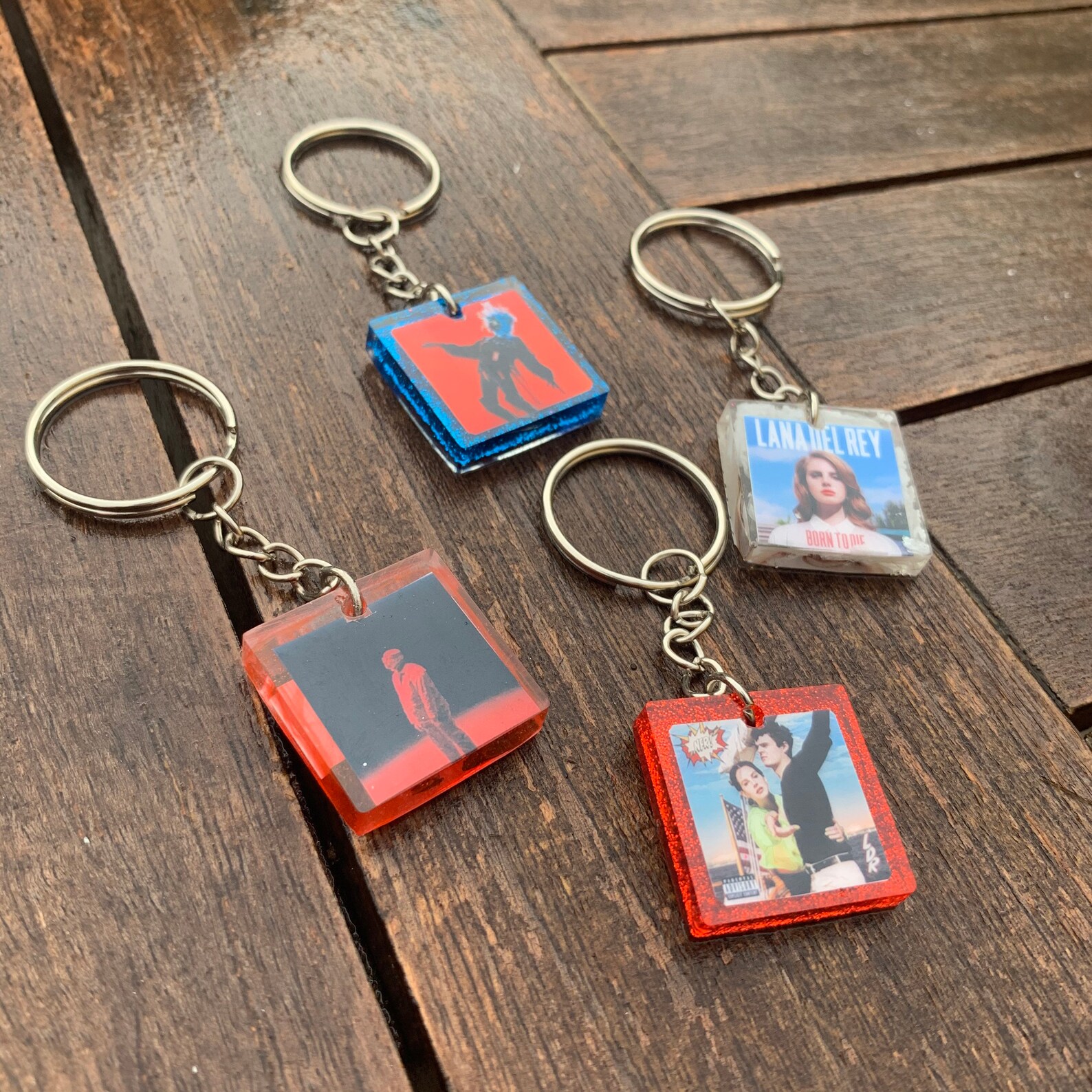 Custom Album Art Keychains Etsy