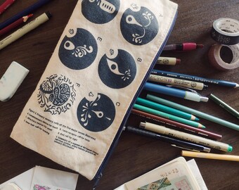 Sensory Neuron Canvas Pouch