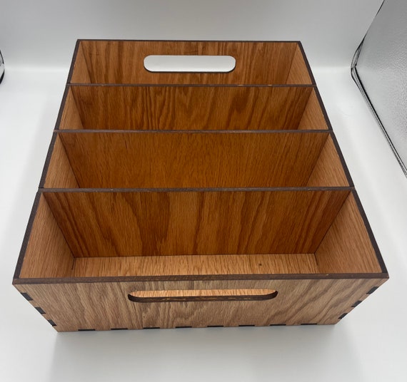 Postal Tray - Organizer - Wooden - Engraved