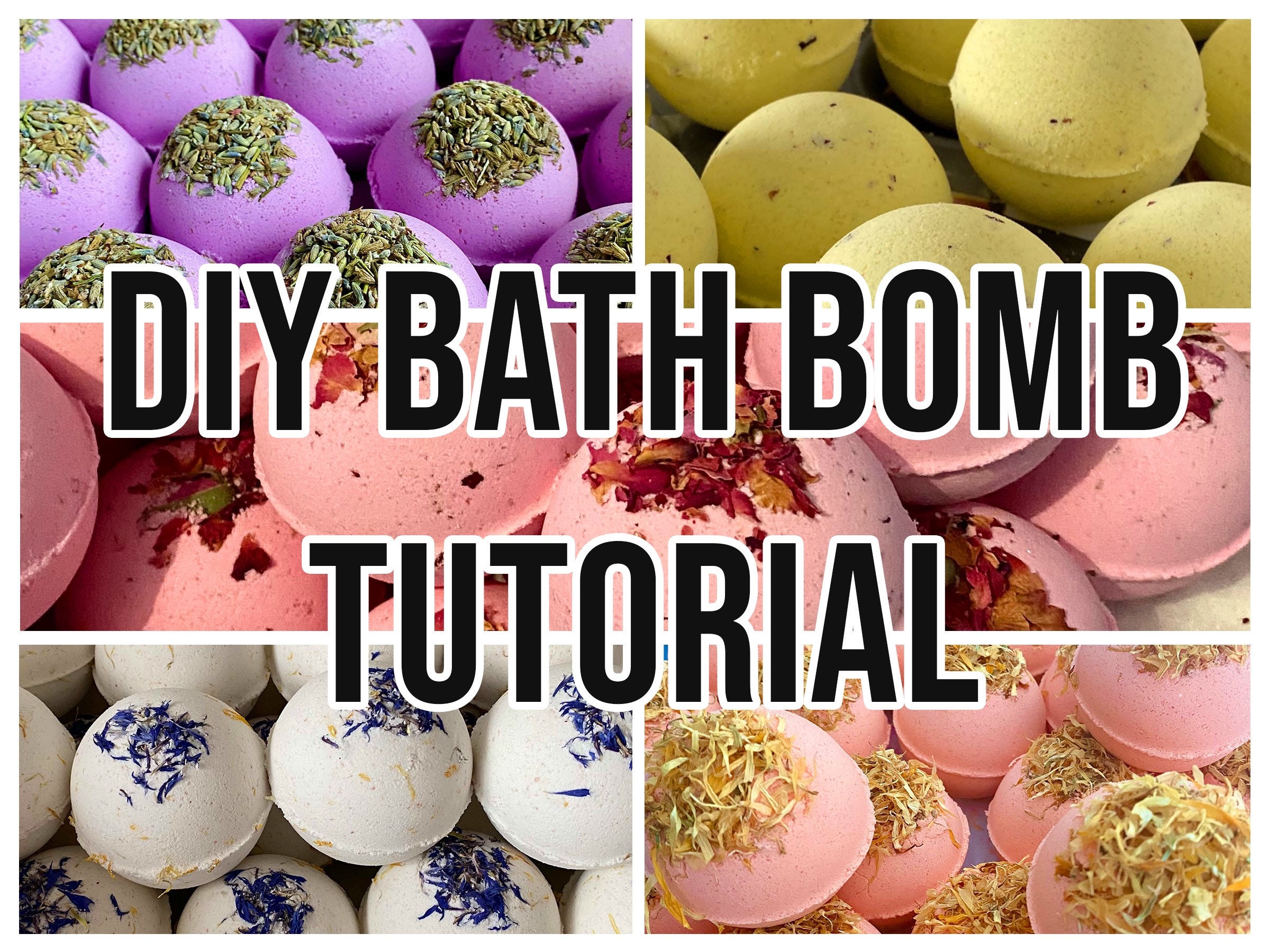 DIY Bath Bomb Making Procedure Step by Step Tutorial Guide Etsy