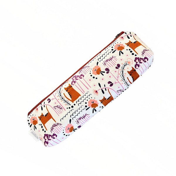 Cat Pencil Case, Cats Pencil Pouch, Pencil Bag, Pen Case, Pencil Cases, Artist Pencil Case, Kids Pencil Case, Knitting Needle Storage