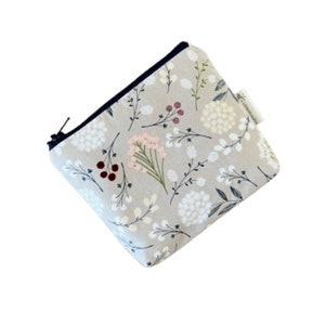 Bolsa menstrual estilo Cottagecore, bolsa higiénica Woodland, bolsa húmeda pequeña, bolsa húmeda para compresas de tela