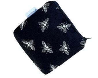 Bee Period Bag, Sanitary Pouch, Small Wet Bag, Privacy Pouch, Period Eco Friendly Solution